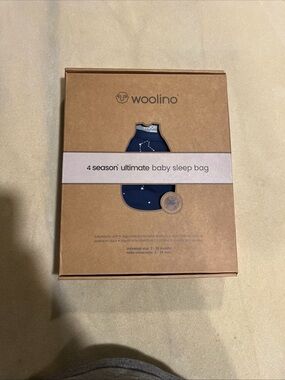 Woolino Navy 4-Season Baby Sleep Bag
